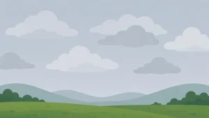 Overlapping grey clouds