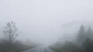 Horizontal fog lines