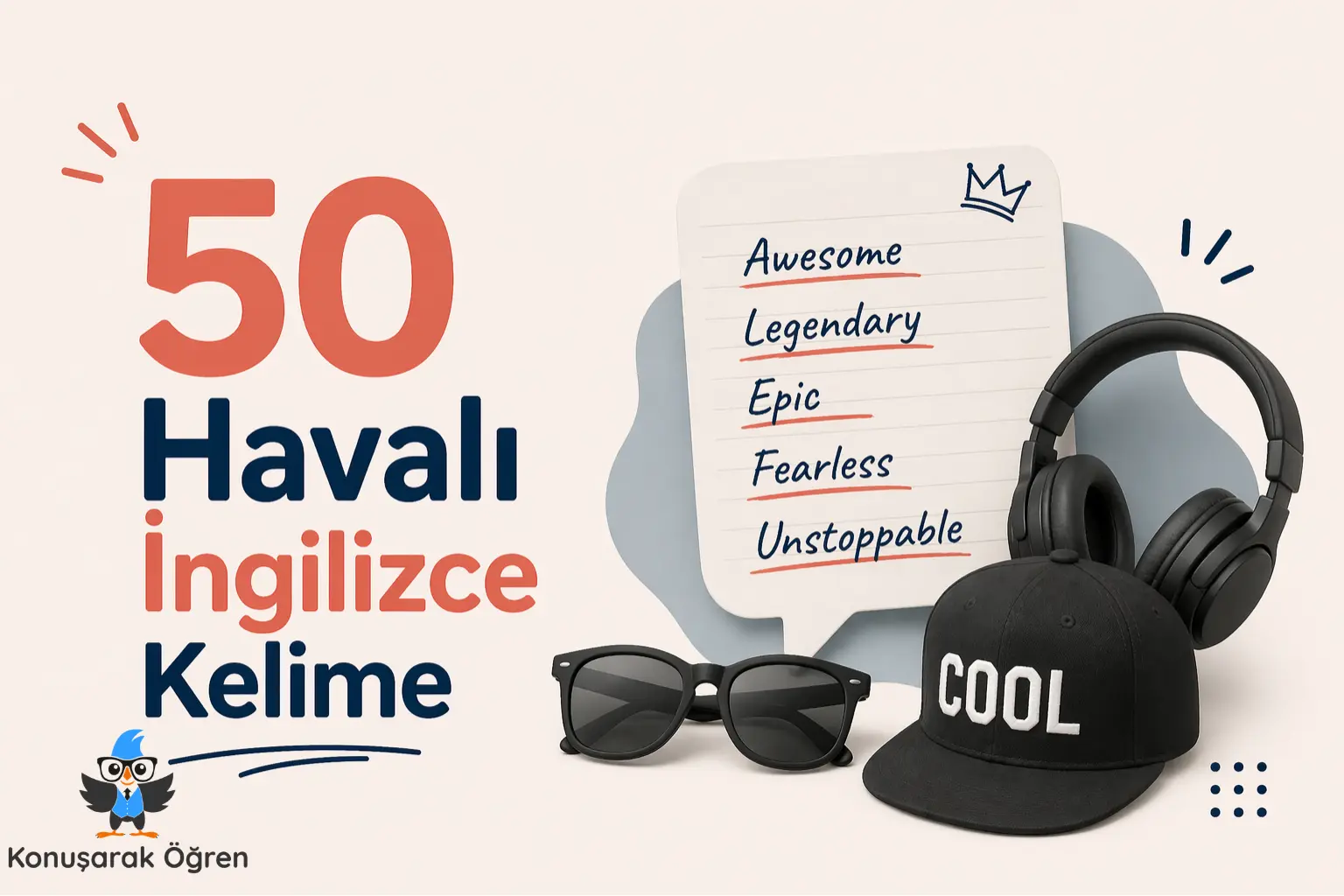50 Havalı İngilizce Kelime Konusarak Ogren