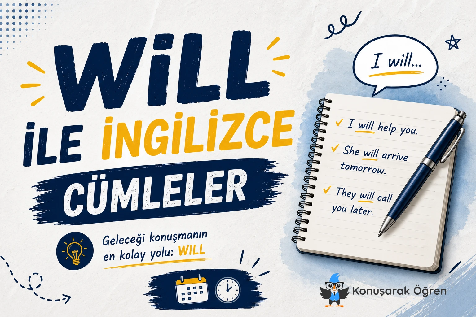 Will ile İngilizce Cümleler kapak