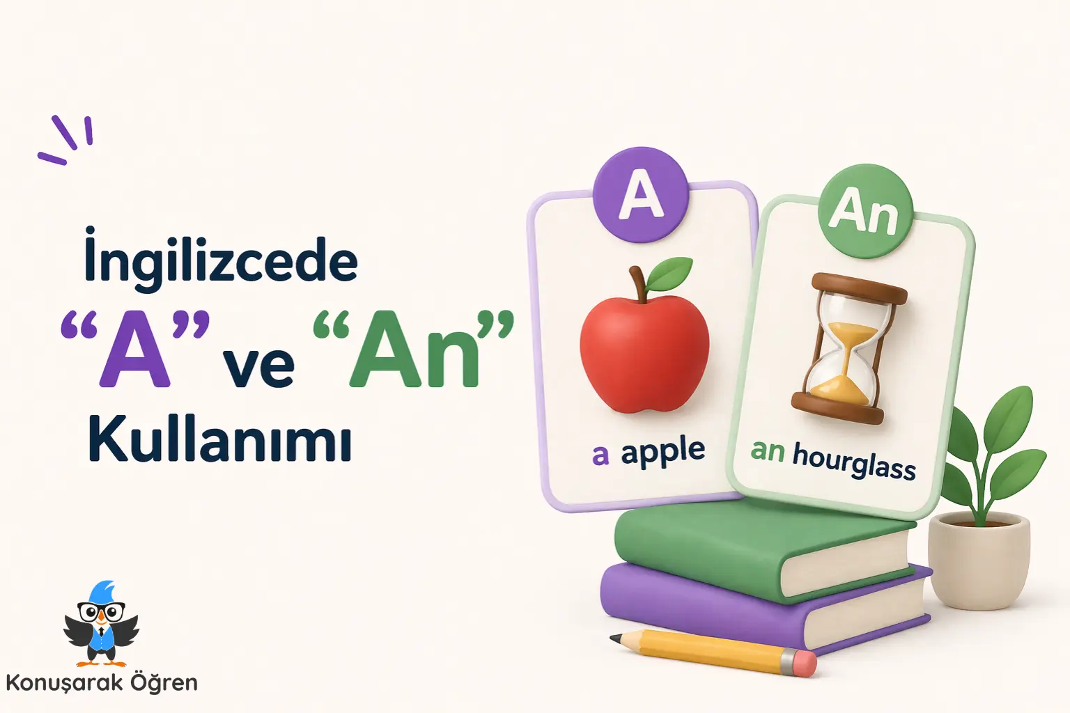 İngilizcede “A” ve “An” Kullanımı Konusarak Ogren