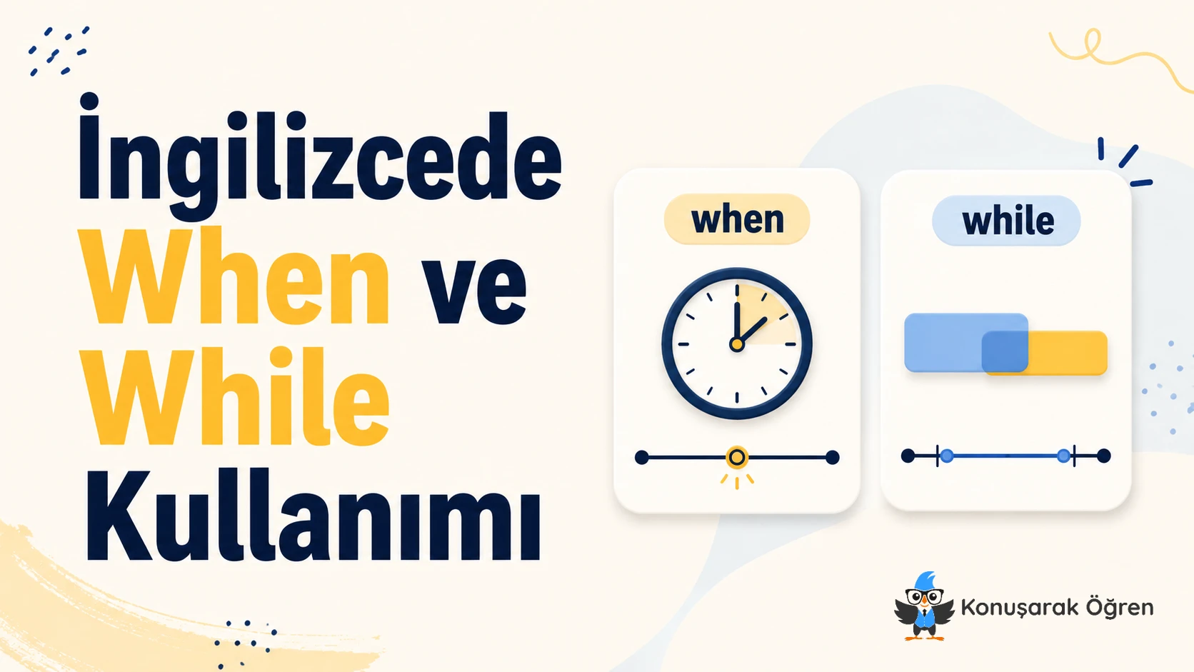 İngilizcede When ve While Kullanımı kapak