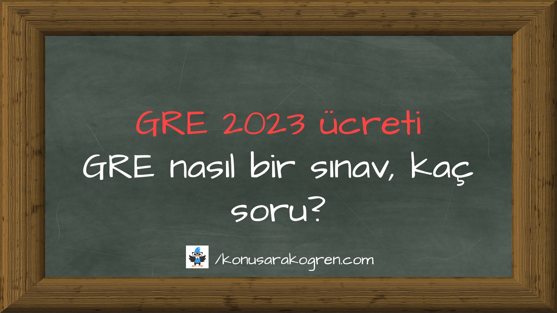 GRE sınav ücreti