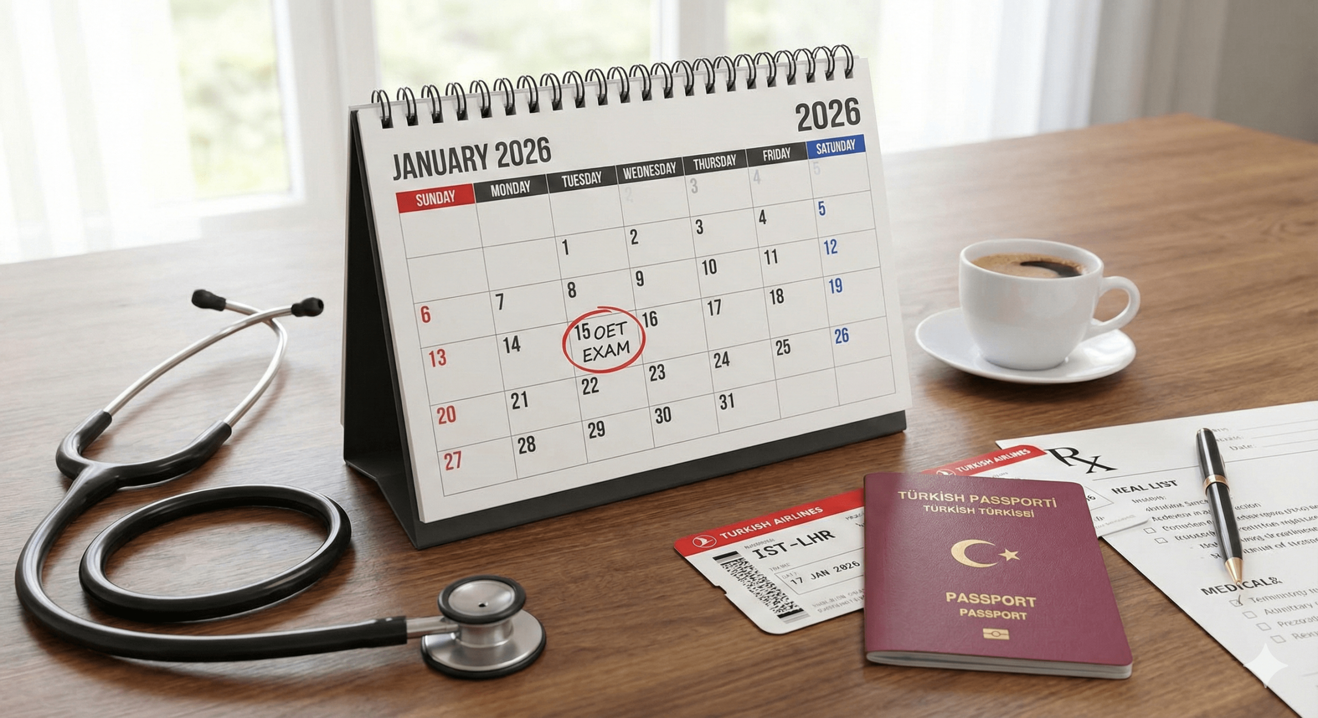 2026 OET sınav tarihleri ve yurtdışı kariyer planlama takvimi