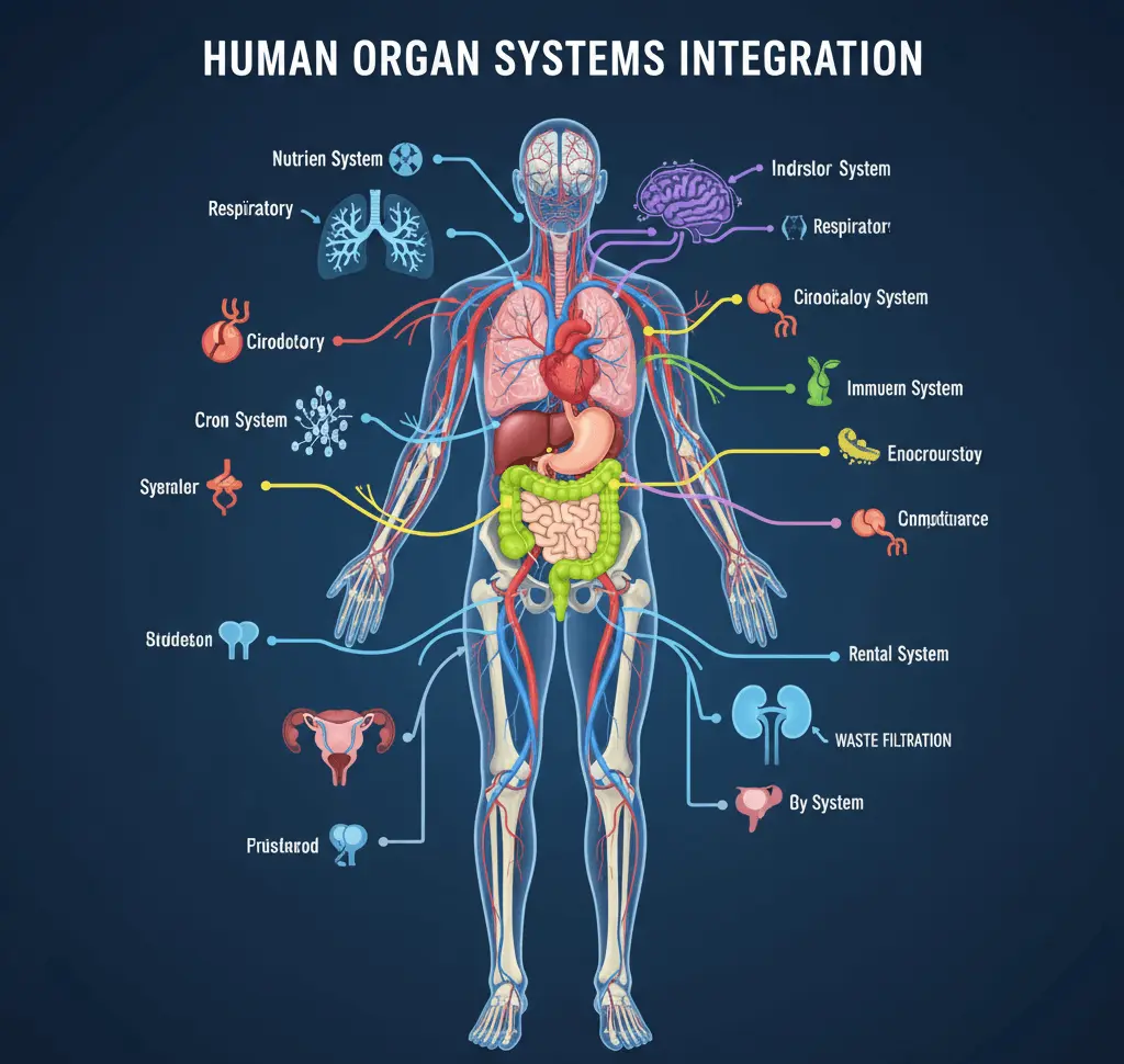 USMLE Step 1 konuları organ sistemleri ve temel bilimler şeması