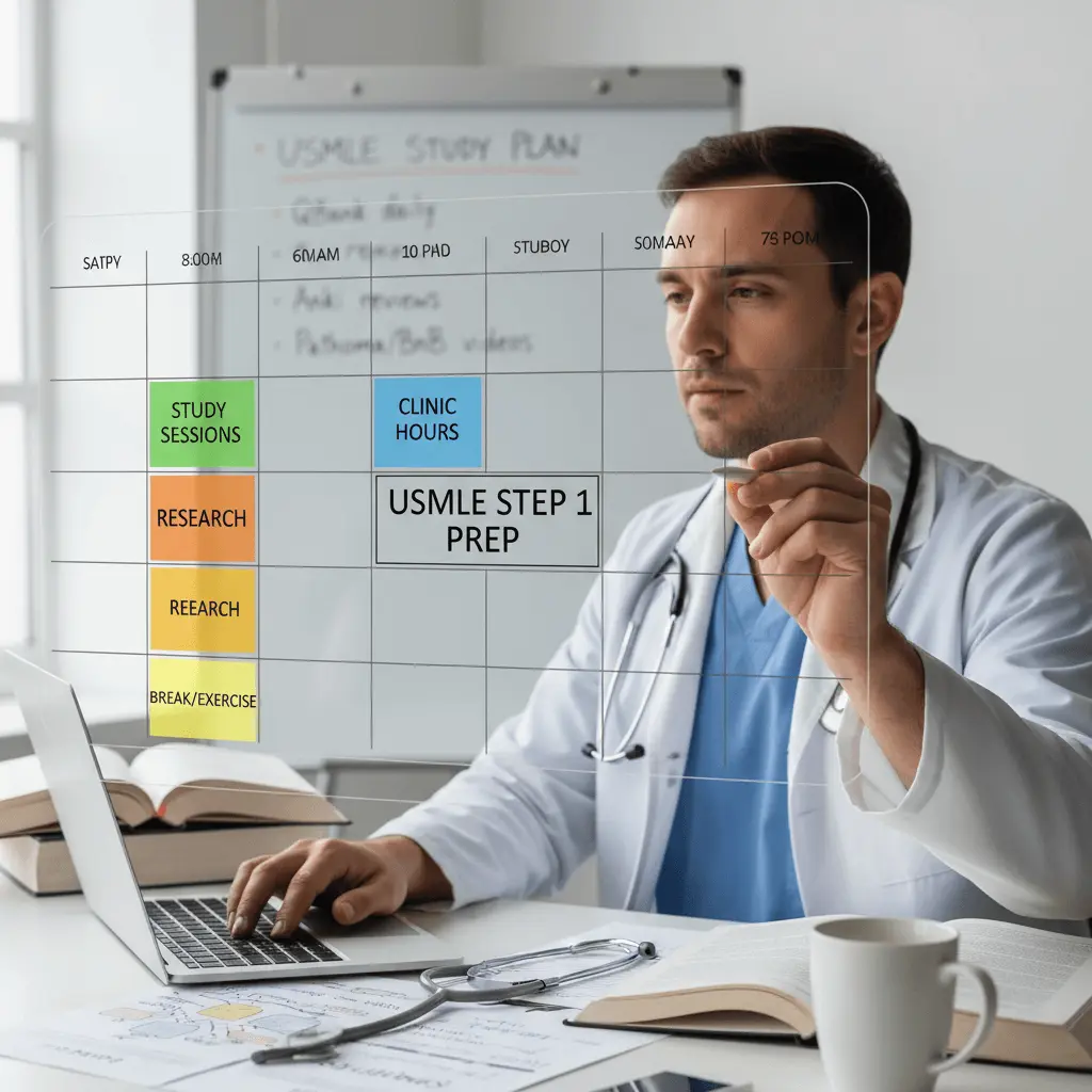 USMLE çalışma programı ve zaman yönetimi stratejileri