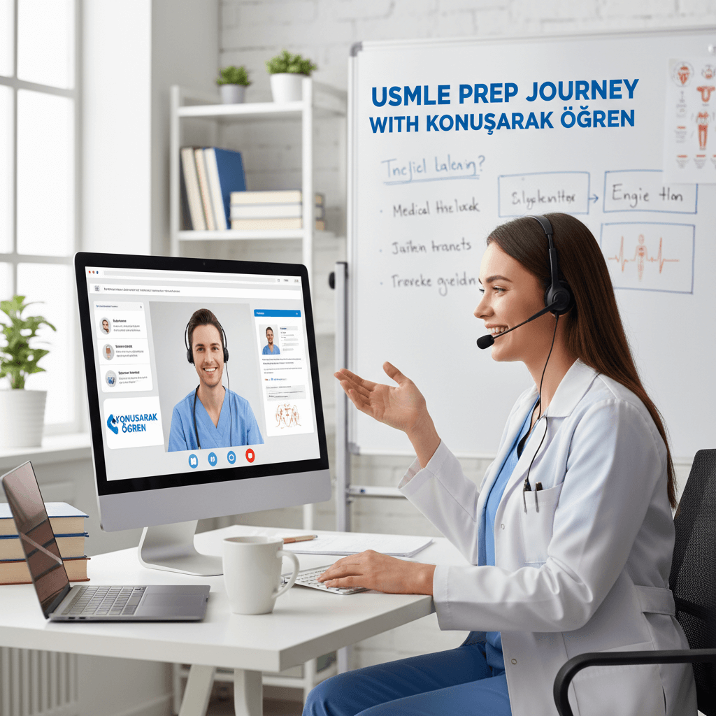 konuşarak öğren ile usmle hazırlık süreci