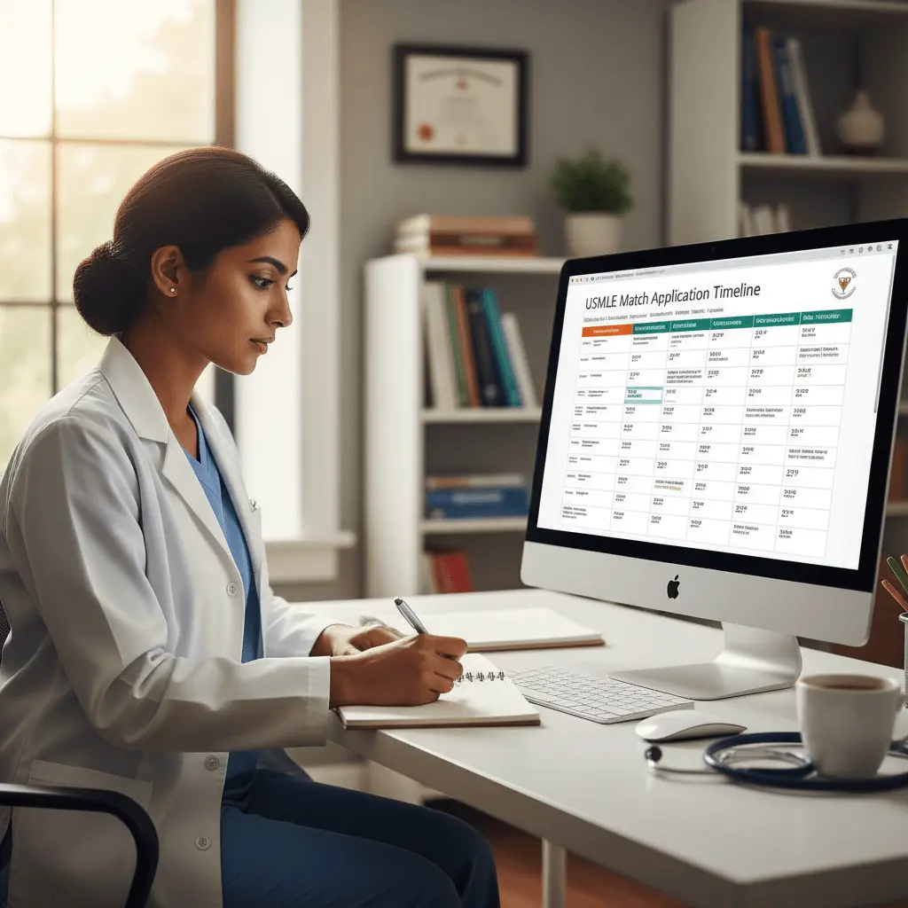 Doktor adayı bilgisayarda usmle match süreci nedir araştırması yapıyor